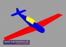 Flgelset kpl. fr Spitfire  (siehe Bauprinzip-Zeichnung...